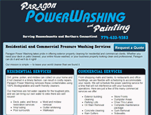 Tablet Screenshot of paragonpowerwashing.com